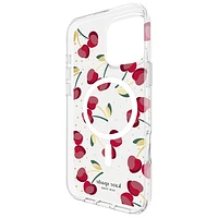 Étui en plastique rigide de Kate Spade New York avec MagSafe pour iPhone 16 Pro - Cerises