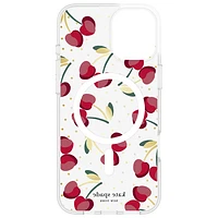 Étui en plastique rigide de Kate Spade New York avec MagSafe pour iPhone 16 Pro - Cerises