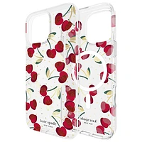 Étui en plastique rigide de Kate Spade New York avec MagSafe pour iPhone 16 Pro - Cerises