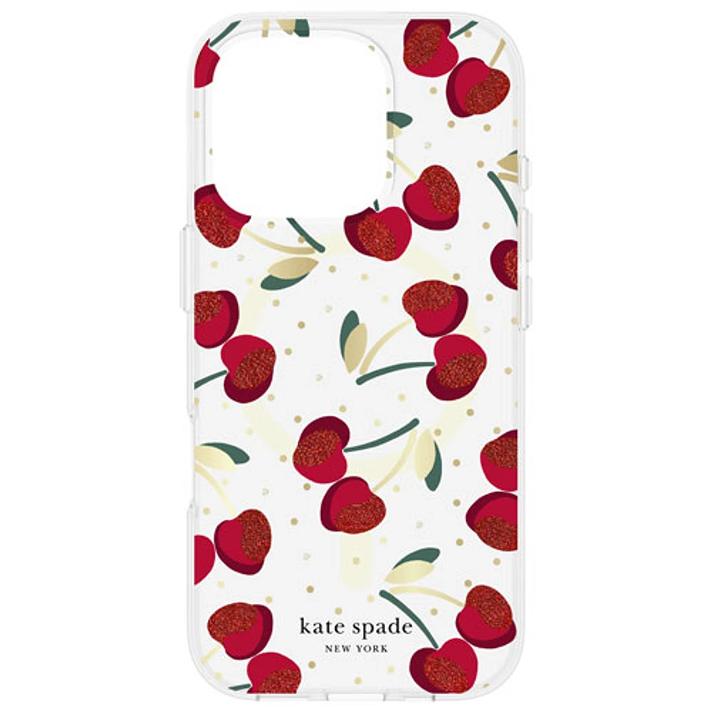 Étui de Kate Spade New York avec MagSafe pour iPhone 16 Pro Max - Cerises