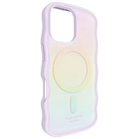 Étui Wavy Opal de Kate Spade New York avec MagSafe pour iPhone 16 - Opale iridescente