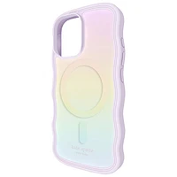 Étui Wavy Opal de Kate Spade New York avec MagSafe pour iPhone 16 - Opale iridescente