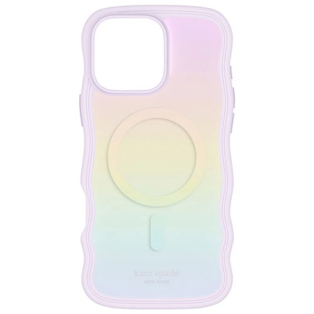 kate spade new york Wavy Opal Case with MagSafe for iPhone 16 Pro - Opal Iridescent