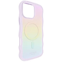 Étui Wavy Opal de Kate Spade New York avec MagSafe pour iPhone 16 Pro - Opale iridescente