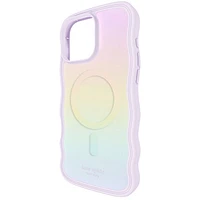 Étui Wavy Opal de Kate Spade New York avec MagSafe pour iPhone 16 Pro - Opale iridescente