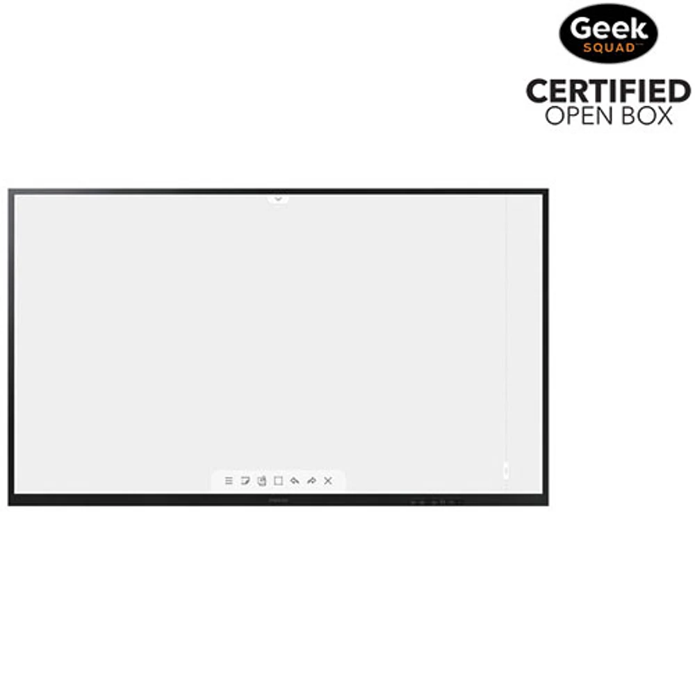 Open Box - Samsung Flip 3 75" 4K UHD Tizen 6.0 Digital Flipchart (LH75WMAWLGCXZC) - English