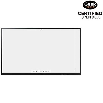 Open Box - Samsung Flip 3 75" 4K UHD Tizen 6.0 Digital Flipchart (LH75WMAWLGCXZC) - English