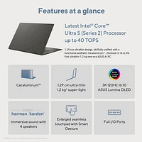 ASUS Zenbook S 14" Touchscreen Laptop (Intel Core Ultra 5 226V/16GB RAM/1TB SSD)