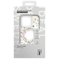 Ideal Of Sweden Fitted Hard Shell Case with MagSafe for iPhone 16 Pro Max - Petite Floral