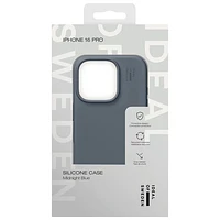 Ideal Of Sweden Silicone Fitted Soft Shell Case with MagSafe for iPhone 16 Pro - Midnight Blue