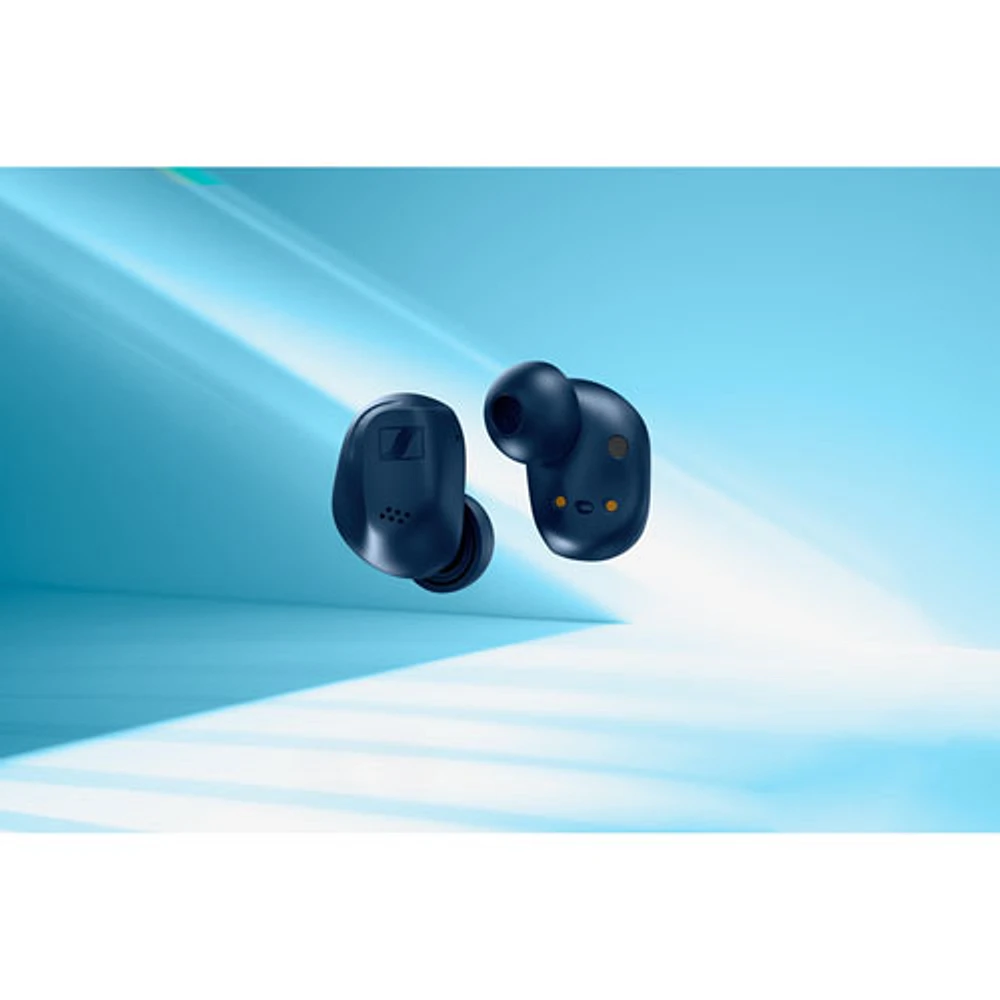 Écouteurs boutons 100 % sans fil à suppression du bruit ACCENTUM de Sennheiser - Bleu - Exclusivité de Best Buy