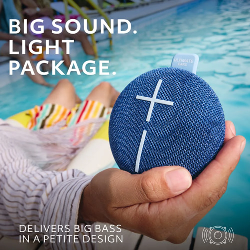 Ultimate Ears MINIROLL Waterproof Bluetooth Wireless Mini Portable Speaker