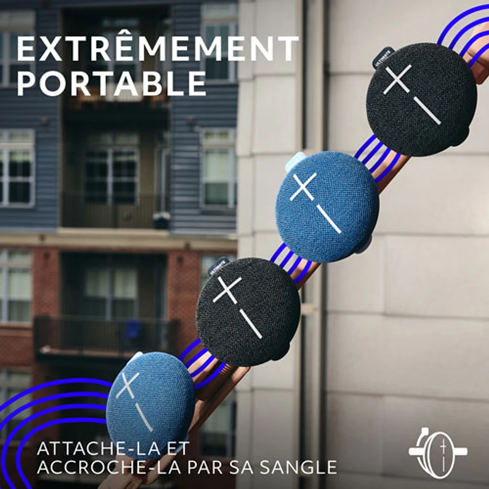Ultimate Ears MINIROLL Waterproof Bluetooth Wireless Mini Portable Speaker