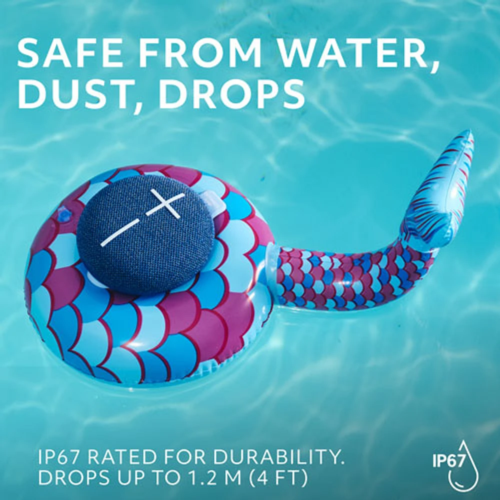 Ultimate Ears MINIROLL Waterproof Bluetooth Wireless Mini Portable Speaker