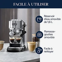 De'Longhi Dedica Maestro Plus Espresso Machine with Automatic Steam Wand - Stainless Steel