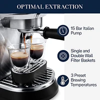 De'Longhi Dedica Maestro Plus Espresso Machine with Automatic Steam Wand - Stainless Steel