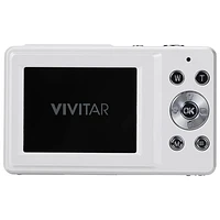 Vivitar VES124 44MP 3x Zoom Digital Camera - White - Only at Best Buy