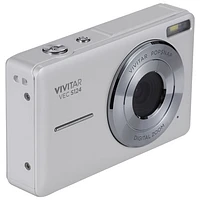 Vivitar VES124 44MP 3x Zoom Digital Camera - White - Only at Best Buy