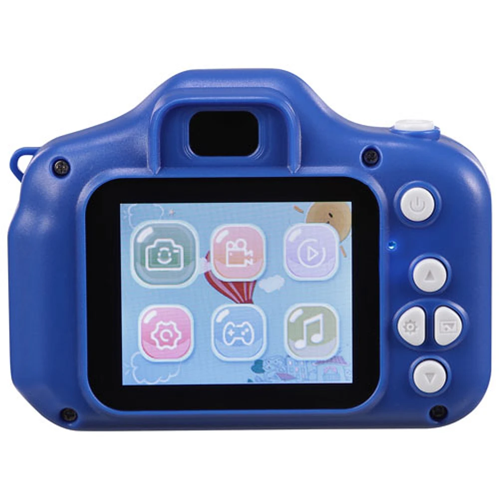 Vivitar Kidstech Kidzcam 3MP 4x Optical Zoom Digital Camera - Blue - Only at Best Buy