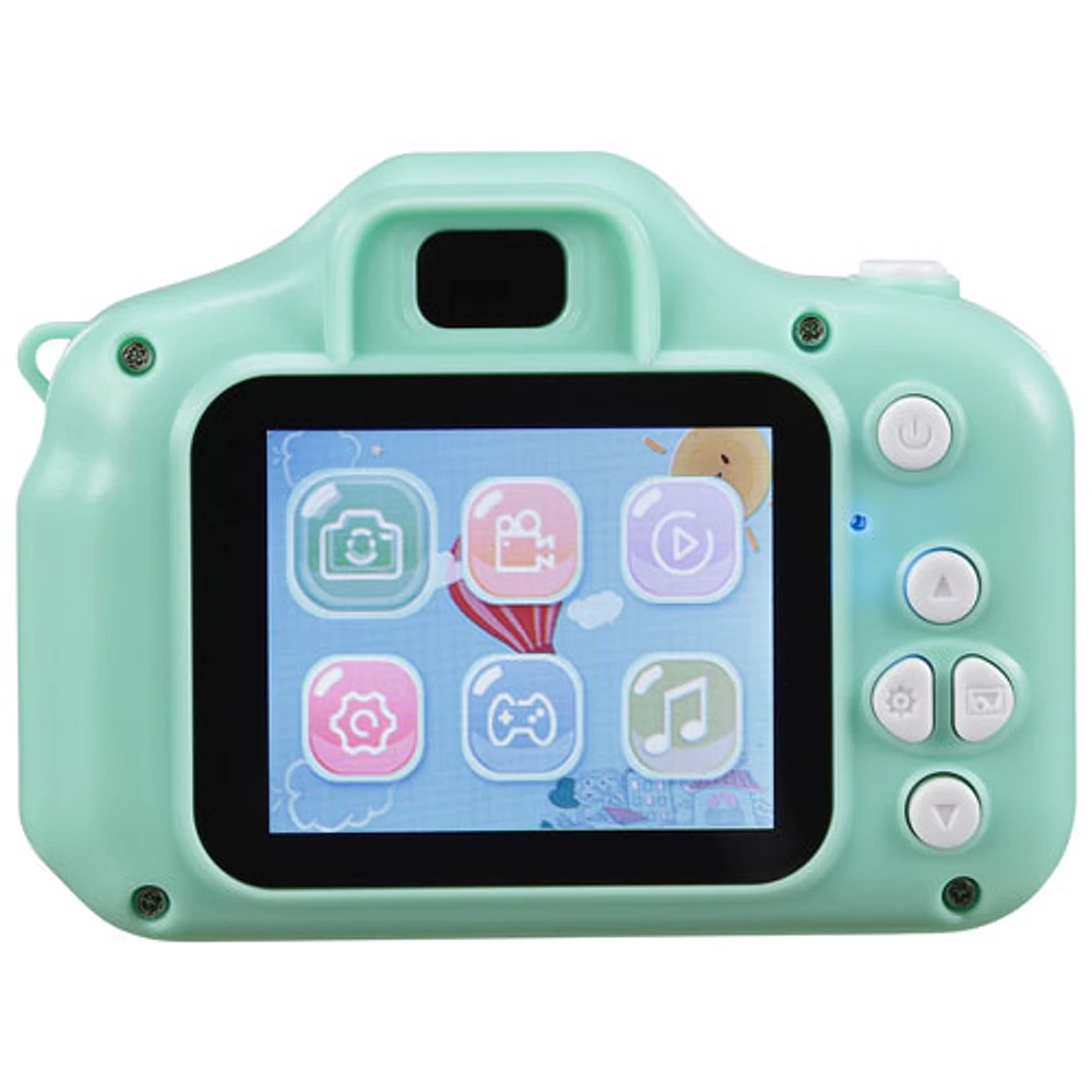 Vivitar Kidstech Kidzcam 3MP 4x Optical Zoom Digital Camera - Teal - Only at Best Buy