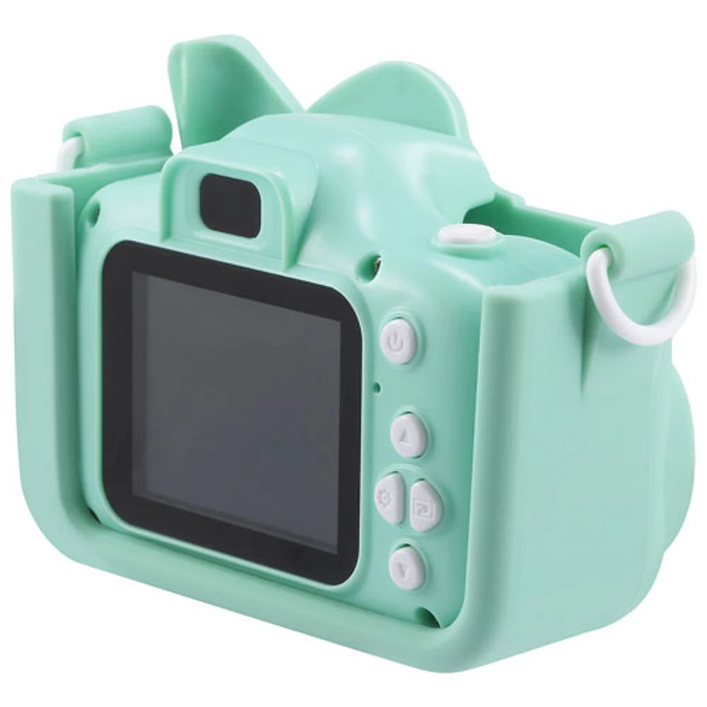 Vivitar Kidstech Kidzcam 3MP 4x Optical Zoom Digital Camera - Teal - Only at Best Buy