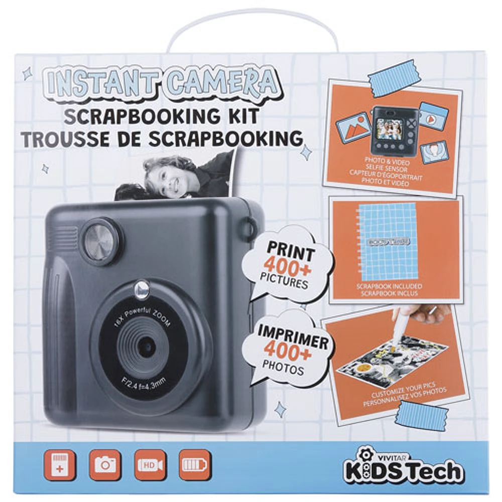 Trousse avec appareil photo instantané KidzCam de Vivitar (45379KIT) - Exclusivité Best Buy