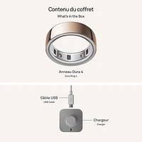 Oura Ring 4 Sleep & Fitness Smart Ring - Rose Gold