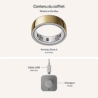 Oura Ring 4 Sleep & Fitness Smart Ring - Gold - Size 7