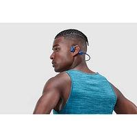 Écouteurs oreilles libres Bluetooth USB-C OpenRun de Shokz - Bleu