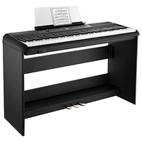 Donner SE-1 88-Key Weighted Hammer Action Digital Piano with Stand - Black