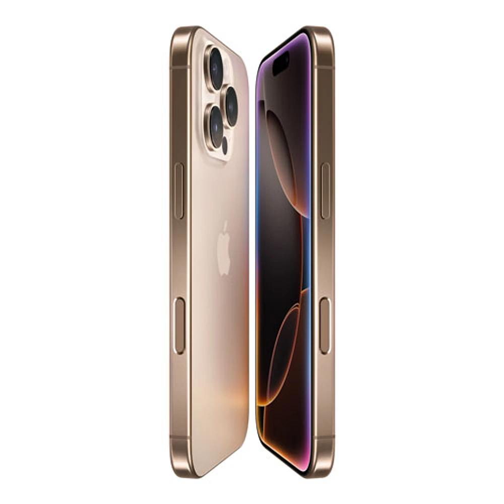 Bell Apple iPhone 16 Pro 128GB - Desert Titanium - Monthly Financing