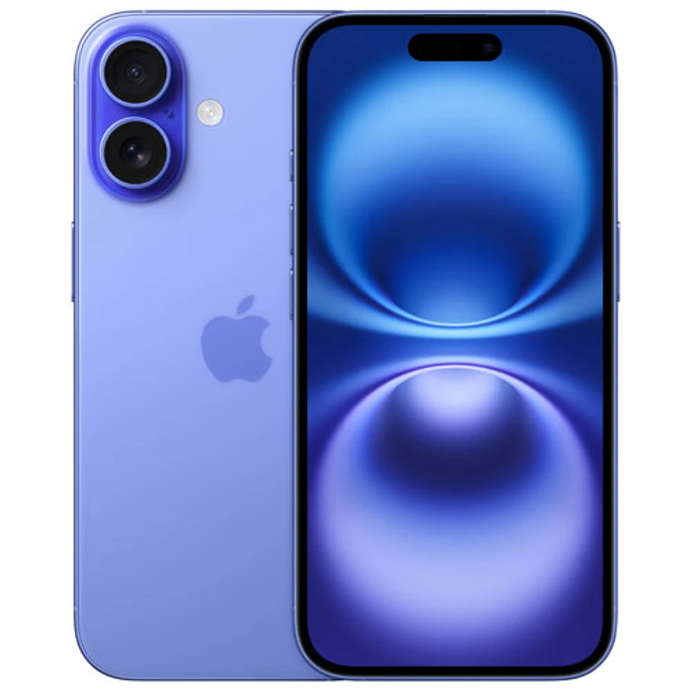 iPhone 16 de Go d'Apple avec Bell - Bleu outremer