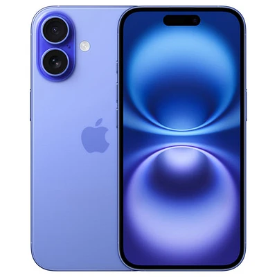 Bell Apple iPhone 16 256GB - Ultramarine - Monthly Financing