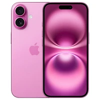 Fido Apple iPhone 16 256GB - Pink - Monthly Financing