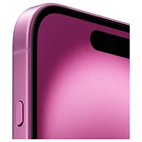 Fido Apple iPhone 16 256GB - Pink - Monthly Financing