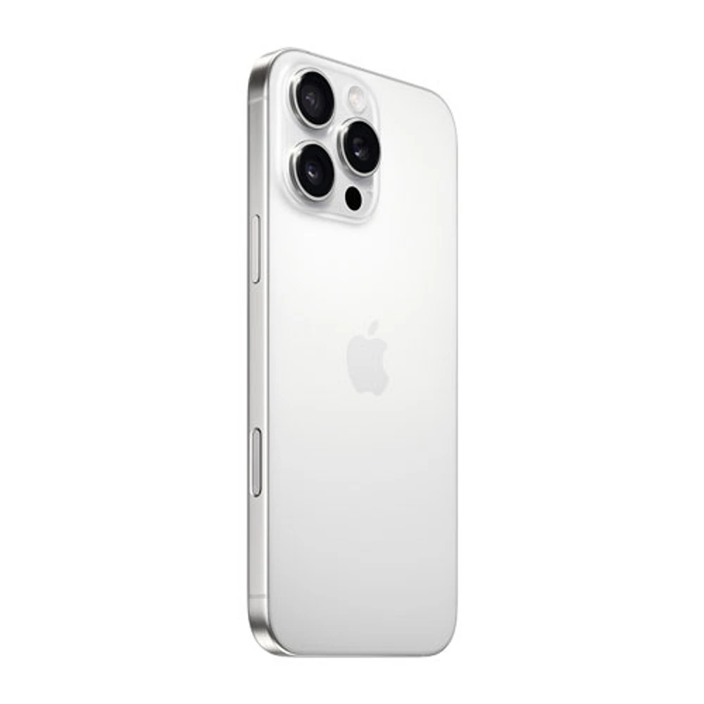 iPhone 16 Pro Max de Go d'Apple avec TELUS - Titane blanc