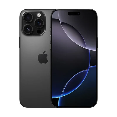 TELUS Apple iPhone 16 Pro Max 1TB - Black Titanium - Monthly Financing