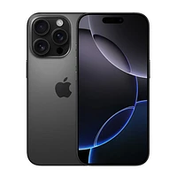 TELUS Apple iPhone 16 Pro 128GB - Black Titanium - Monthly Financing