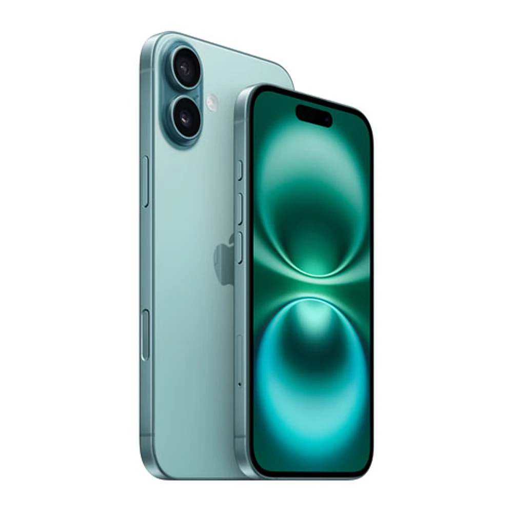 Koodo Apple iPhone 16 Plus 512GB - Teal - Monthly Tab Payment