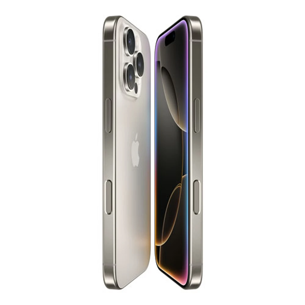 iPhone 16 Pro de Go d'Apple avec Freedom Mobile - Titane naturel