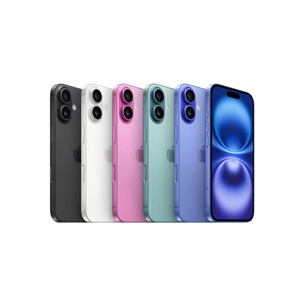 iPhone 16 Plus de Go d'Apple avec TELUS - Bleu outremer