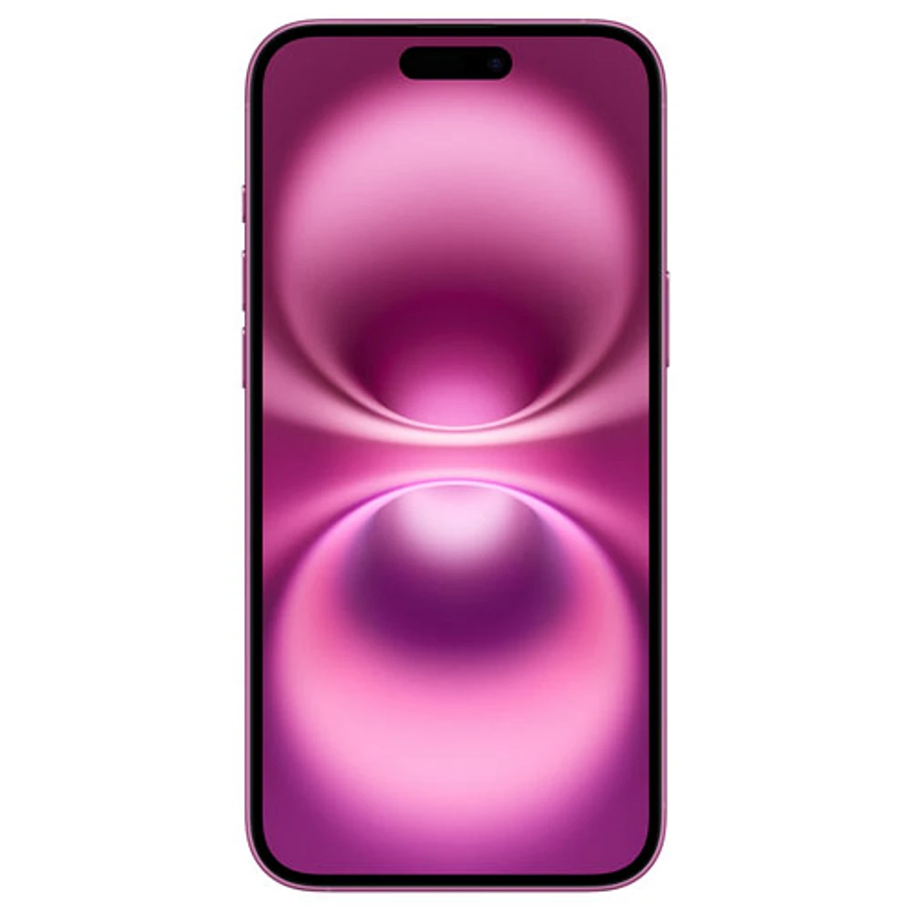 Fido Apple iPhone 16 Plus 128GB - Pink - Monthly Financing