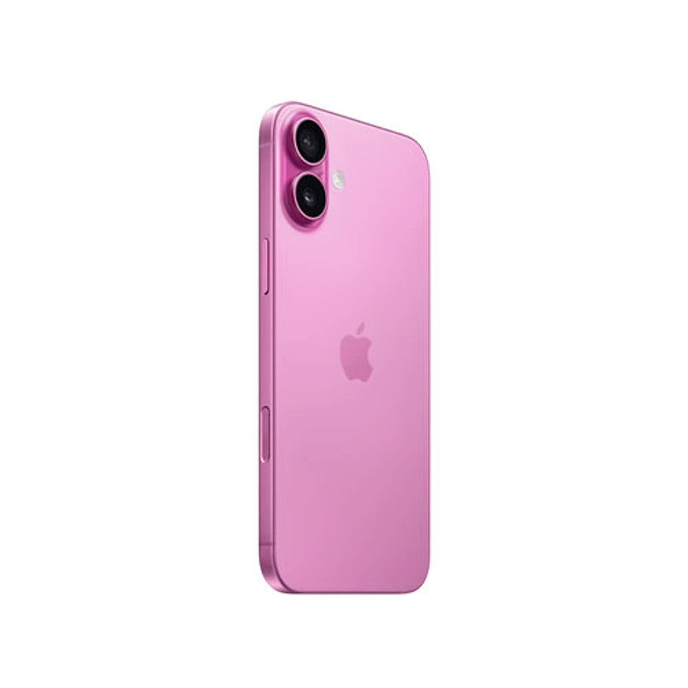 Fido Apple iPhone 16 Plus 128GB - Pink - Monthly Financing