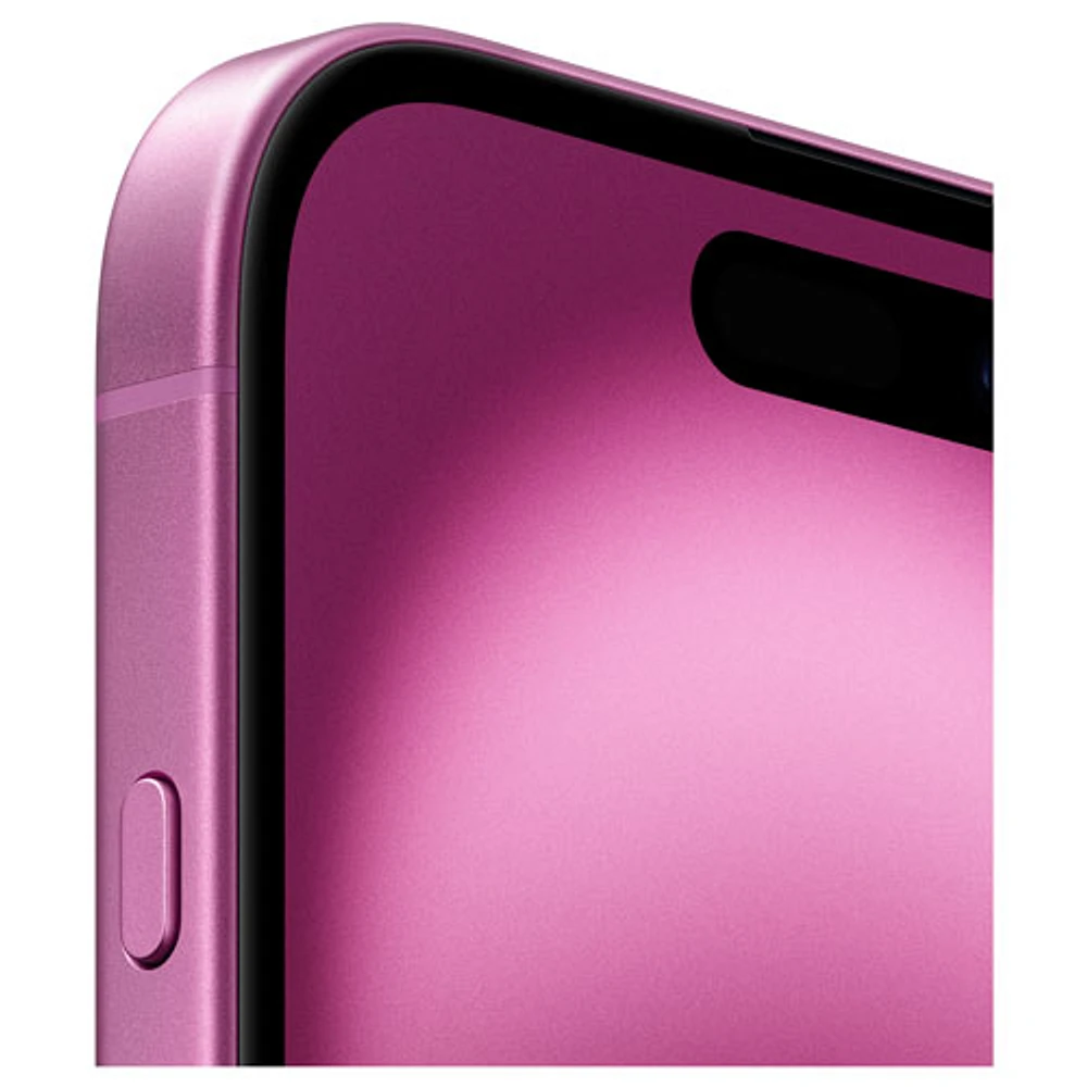 Fido Apple iPhone 16 Plus 128GB - Pink - Monthly Financing