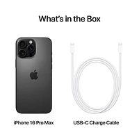 Bell Apple iPhone 16 Pro Max 512GB - Black Titanium - Monthly Financing
