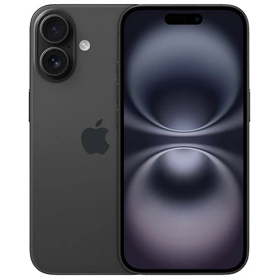 Freedom Mobile Apple iPhone 16 512GB - Black - Monthly Tab Payment