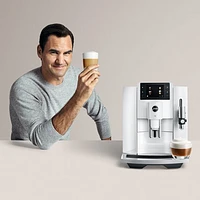 Jura E8 Automatic Espresso Machine with Coffee Grinder - Chrome