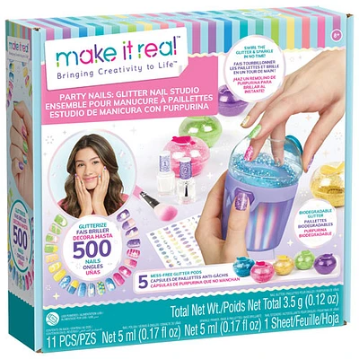 Make It Real Party Naiuls: Glitter Nail Studio