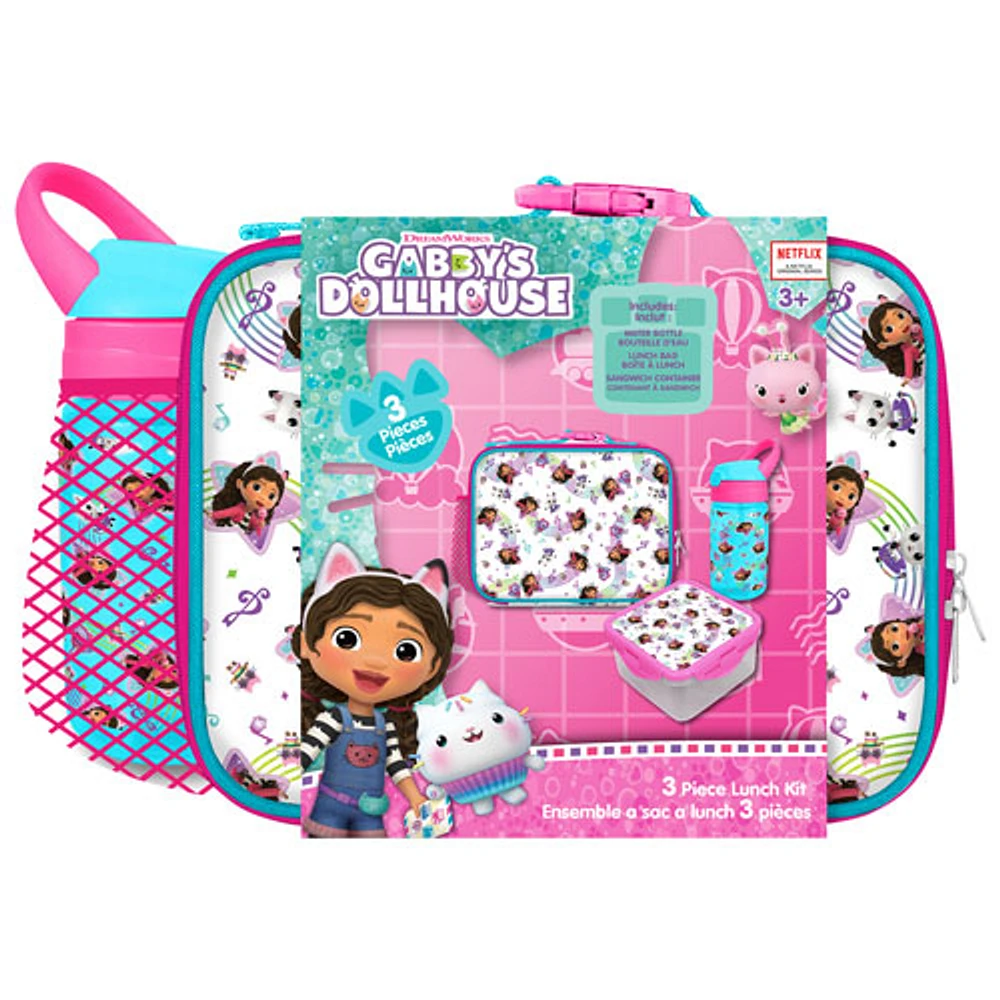 Dreamworks Gabby's Dollhouse Lunch Box Set - 3 Pieces