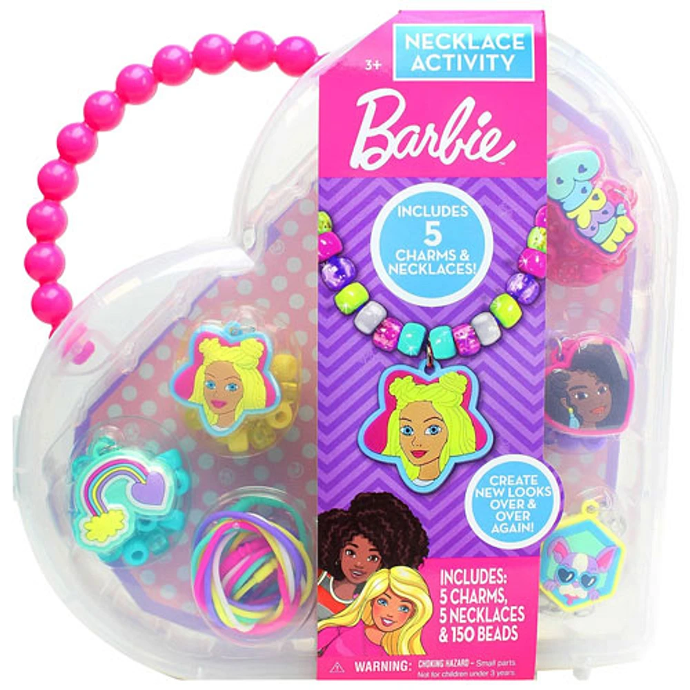 Tara Toy Barbie Necklace Activity Set - 5-Charms & Necklace